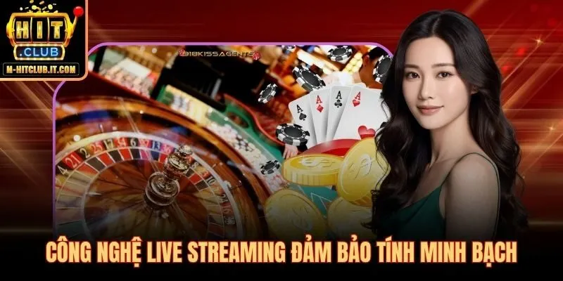 Hệ thống camera HD và studio chuẩn hóa tại casino Hitclub