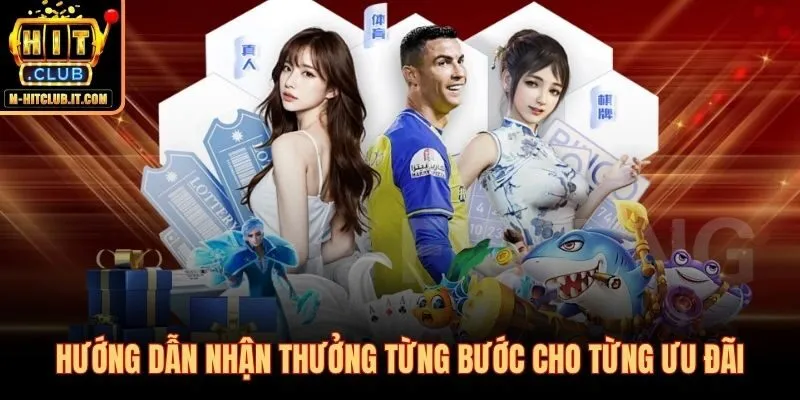 Quy trình nhận thưởng khuyến mãi Hitclub tự động không cần xét duyệt
